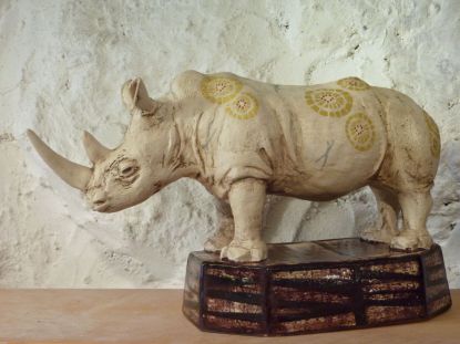 Rhinos by Kumiko Kimbara Asti